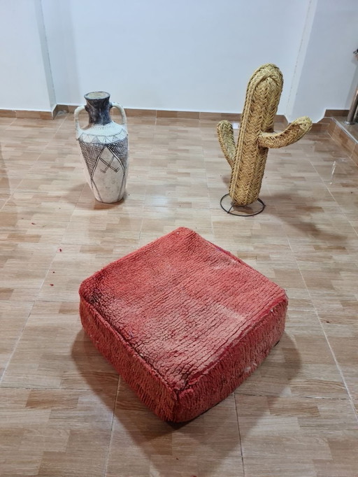 Pouf berbère traditionnel 60/60/20cm