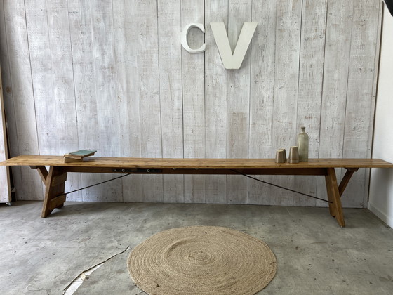 Image 1 of Vintage Farm Bench