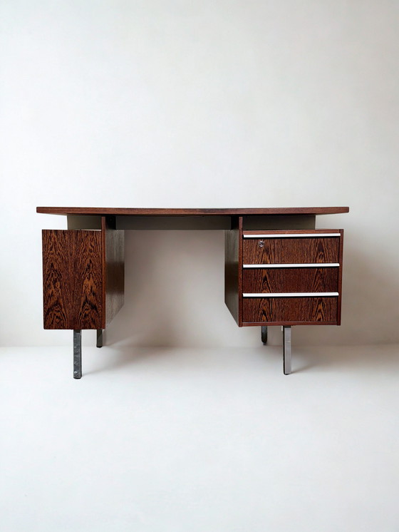 Image 1 of Vintage Midcentury Rosewood Desk