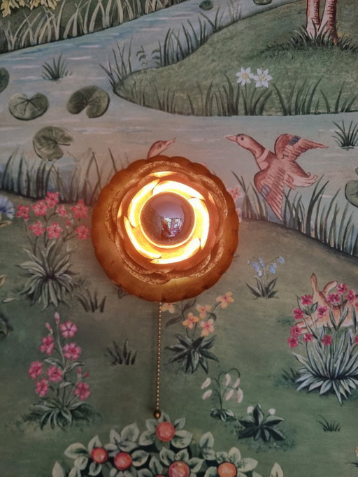 Vergulde 'Rose' wandlamp van Banci Firenze