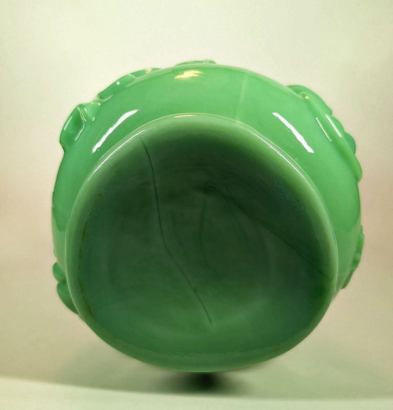 Image 1 of Opaline glass vase by Saint Louis, Capucine model, circa 1900
