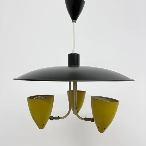Hala Zeist hanglamp J.H. Busquet, jaren 50