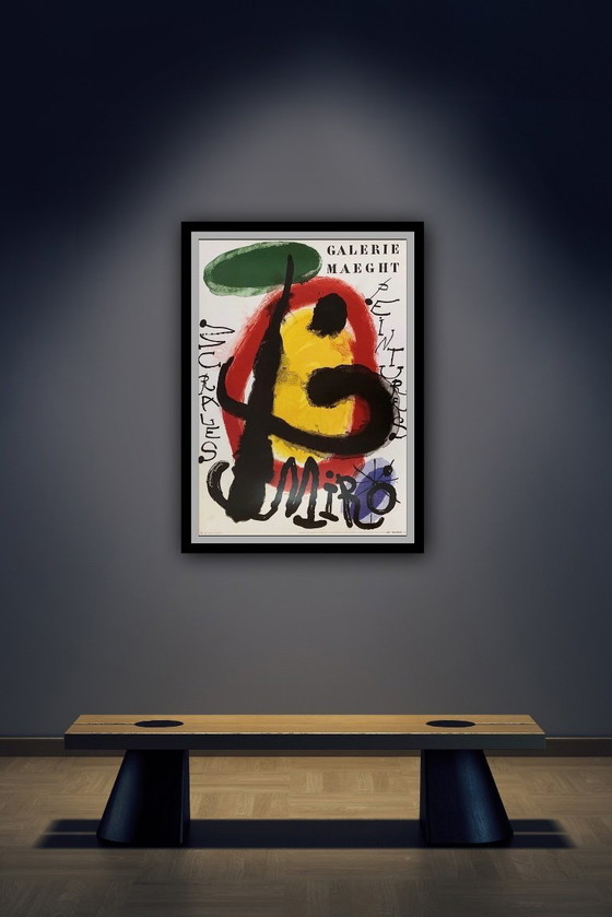 Image 1 of Joan Miro: "Murales Peintures". Galerie Maeght. Im Format 80 x 60 cm.
