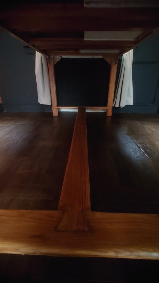 Image 1 of Table de salle à manger industrielle vintage