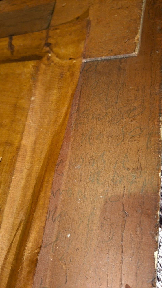 Image 1 of Topstuk: Authentieke Jan Hendrik Verburgh – "Familie Eenden" – Monumentale 19e-eeuwse Biggs & Sons Lijst