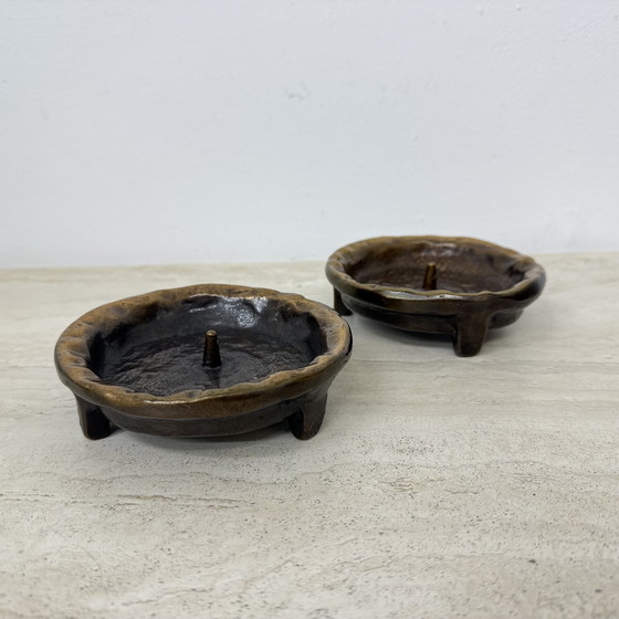 Image 1 of Set van 2 Horst Dalbeck kandelaars, 1970