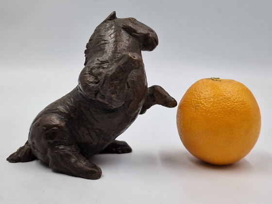 Image 1 of Kleine Bronzeskulptur eines Pferdes, Arthur Spronken?