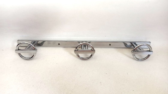 Image 1 of Triple Art Deco coat hooks by Jean Royère, 45 cm wide