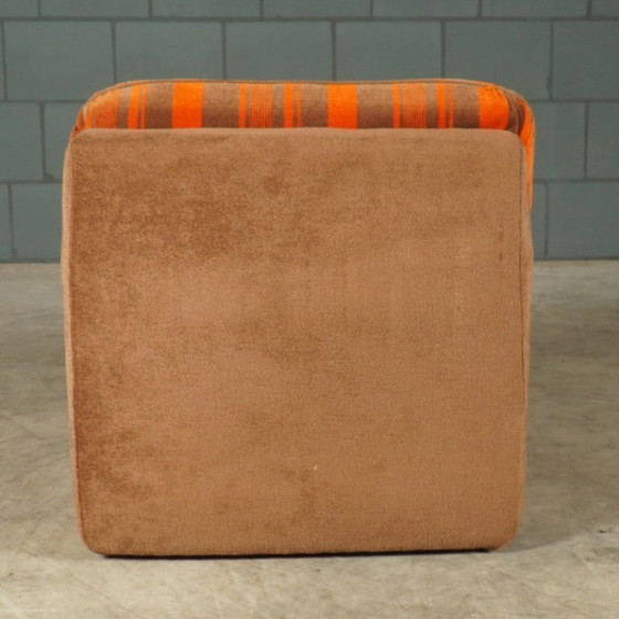 Image 1 of Midcentury modulaire zithoek/zitgroep – velours – jaren 70