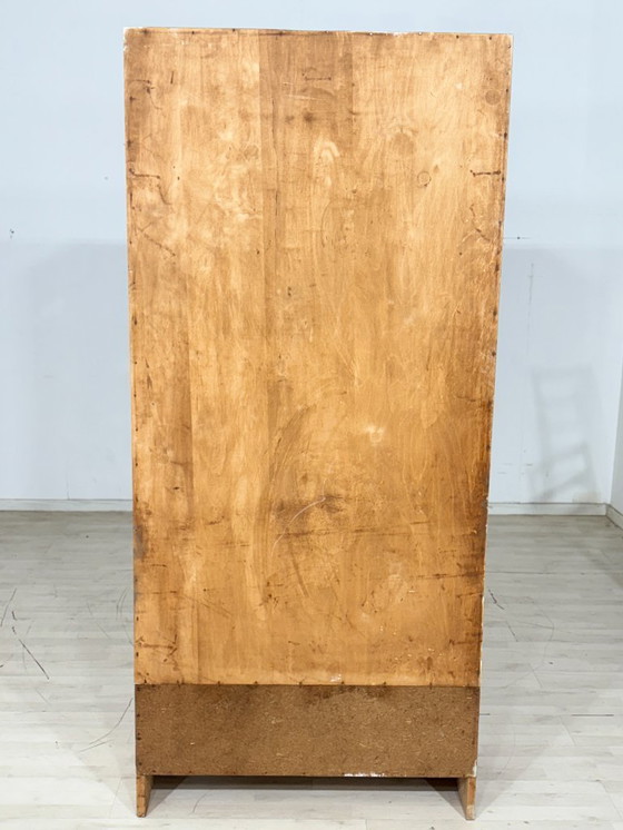 Image 1 of Très belle armoire/penderie/placard d'entrée/placard à linge/étagère vintage de style mid-century