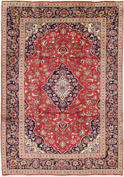 Original Perserteppich Keschan,Kashan Rot 350 x 245 cm Top Zustand Klassik Alt