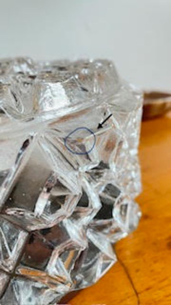 Luxalp N°220 Semi-Crystal Ceiling/Wall Light, 1950s – Glass (photo 24 of 28)