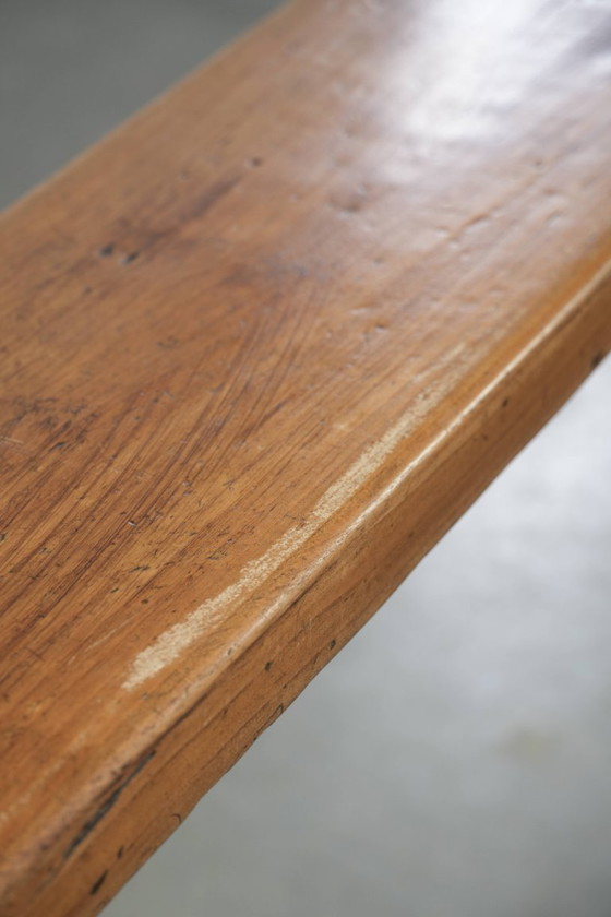 Image 1 of Banco de recibidor/banco para la mesa del comedor de brocante francés atemporal con una gran apariencia.