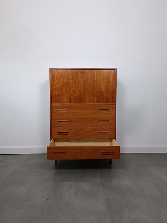 Image 1 of Vintage Danish Wall Cabinet/Secretaire By Westergaards Møbelfabrik