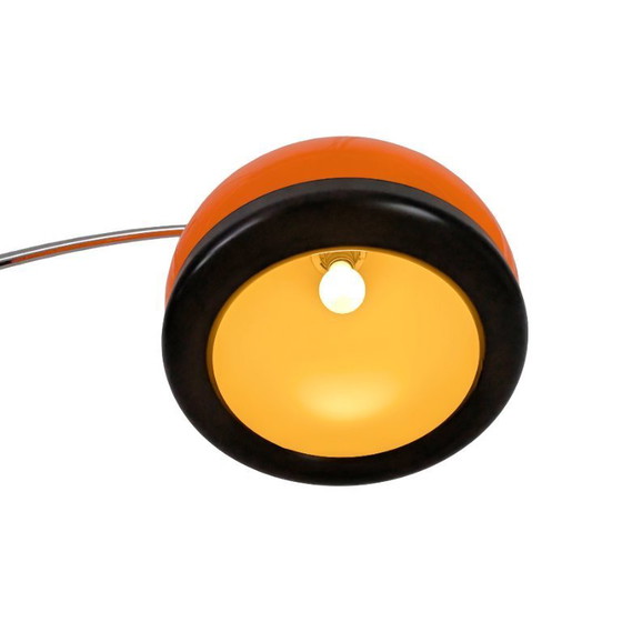 Image 1 of Original Space Age Bogenlampe 1970 orange Stehleuchte Midcentury