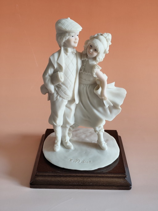 Atelierstuk van Balanti, een vintage beeld uit Italië van rond 1960 – decoratieve objecten, Porcelain