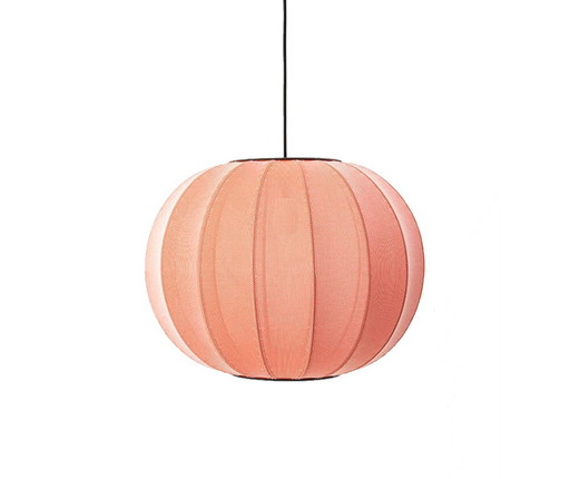 Knit-Wit 45 Round Hanglamp Coral - Made By Hand