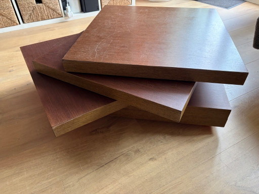 Vintage Ligne Roset Swivel Cocktail Coffee Salontafel
