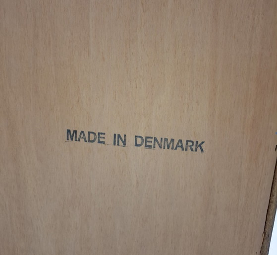 Image 1 of Armario de pared antiguo de teca, diseño danés, década de 1970.