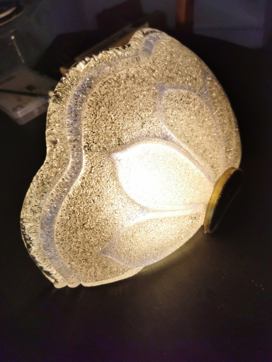 Image 1 of Grande lampada da parete di Murano Graniglia