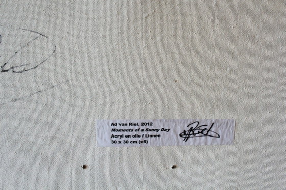 Moments of a sunny day – Ad van Riel, Paintings & Drawings, Wood, Canvas (photo 9 of 10)