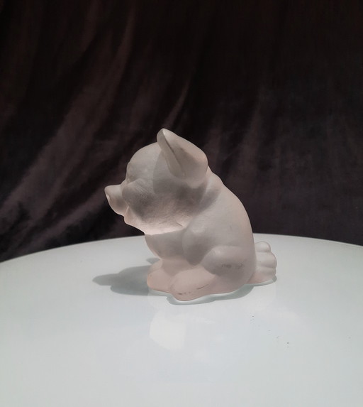 Cute Glass Piglet/Biggy figurine by GOEBEL