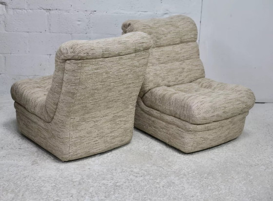 Image 1 of 2x Beige fauteuils