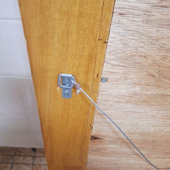 Image 1 of Miroir ancien / Cadre en bois incrusté