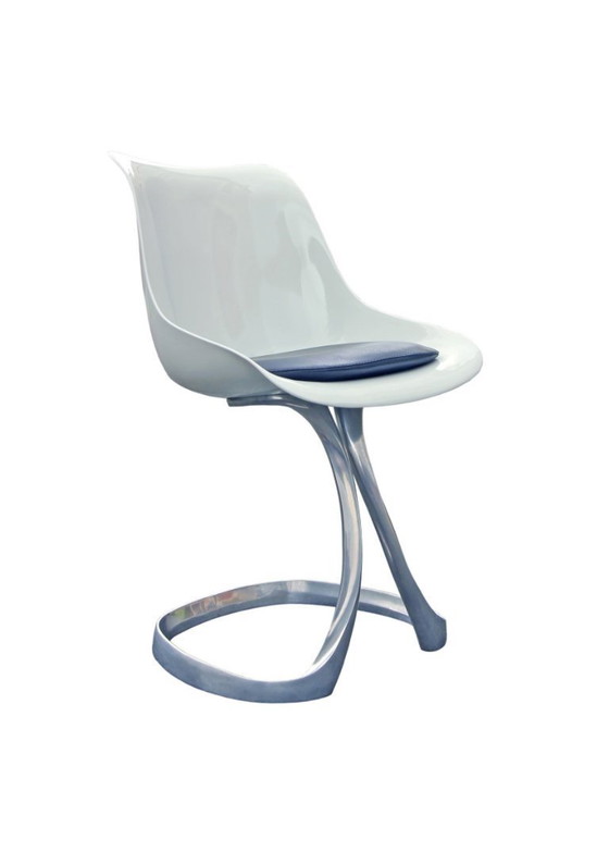 Image 1 of Ensemble Salle à Manger, Table Borsani T69 et 4 chaises Michel Charron