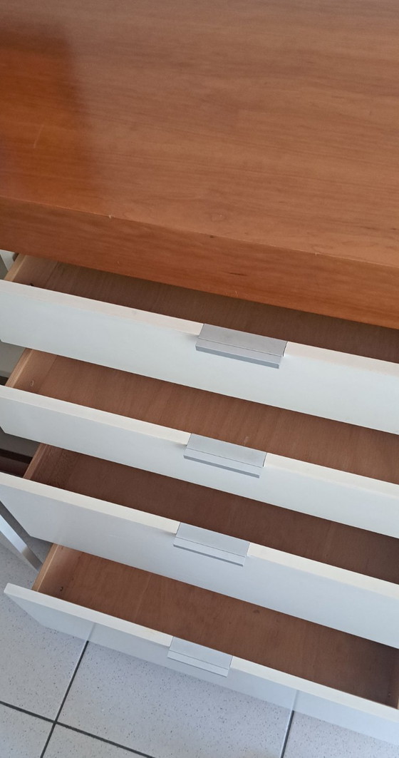 Image 1 of Pastoe dressoir L160 Jubileum - kersenhout met wit
