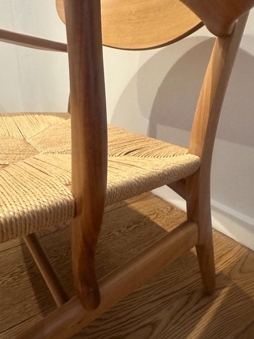 Carl Hansen & Son CH22 Fauteuil - Eiken Geolied – Carl Hansen & Søn, Paper, Wood (photo 2 of 6)