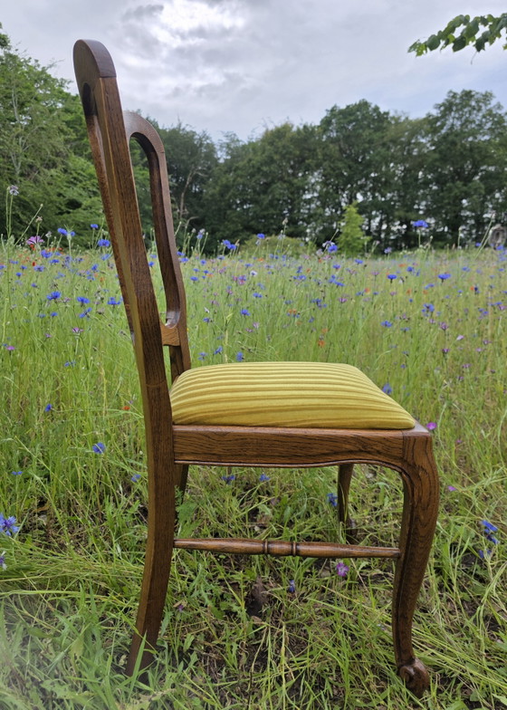 Image 1 of Vintage cabriole eetkamerstoelen – set van 3