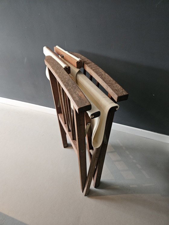 Image 1 of Vintage Danish director's chair, Hyllinge Møbler, 1970s