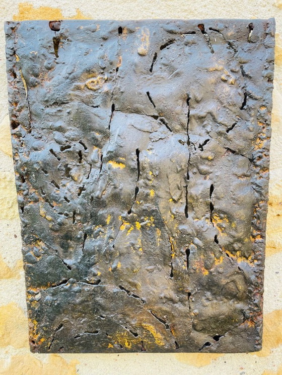 Image 1 of Sculture murali brutaliste americane di metà secolo di Irv Bramberg, anni '60, set di 3