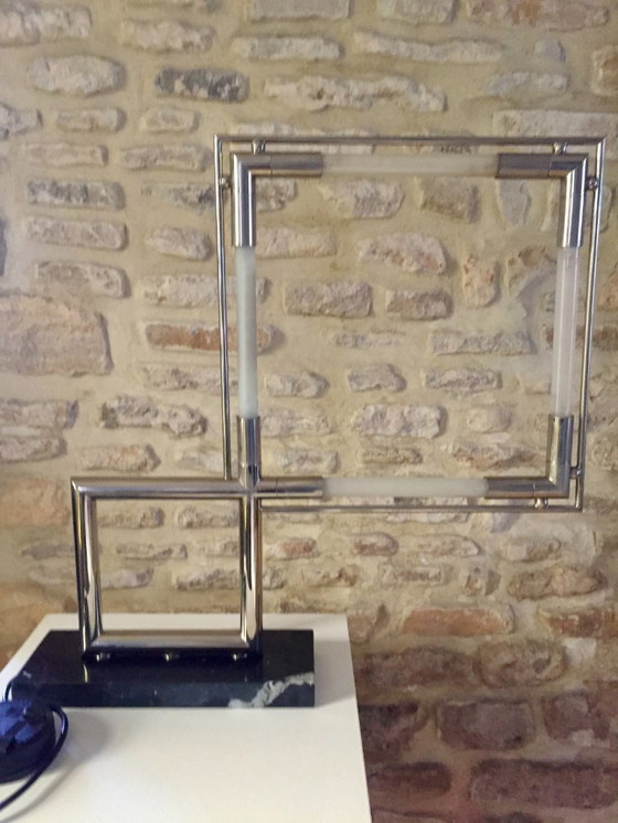 Image 1 of JACQUES ADNET / LAMPE QUADRO ART DECO/ VINTAGE