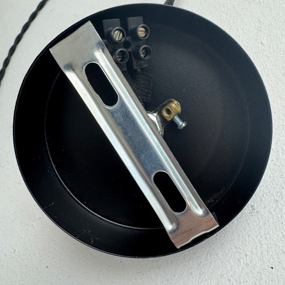 Image 1 of Vintage geëmailleerde industriële werkplaats hanglamp, 40 cm