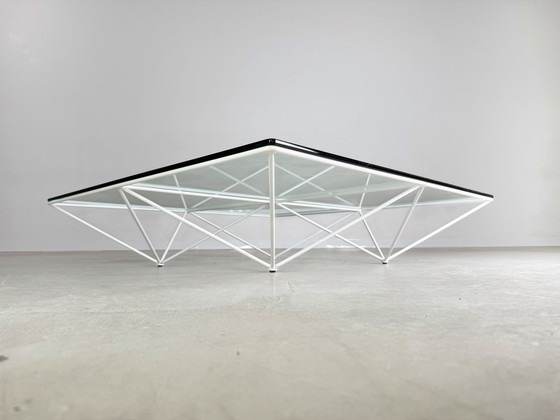 Image 1 of Coffee table B&B Italia Paolo Piva metal glass design classic 1980