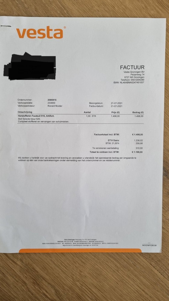 Image 1 of Poltrona Artifort 510