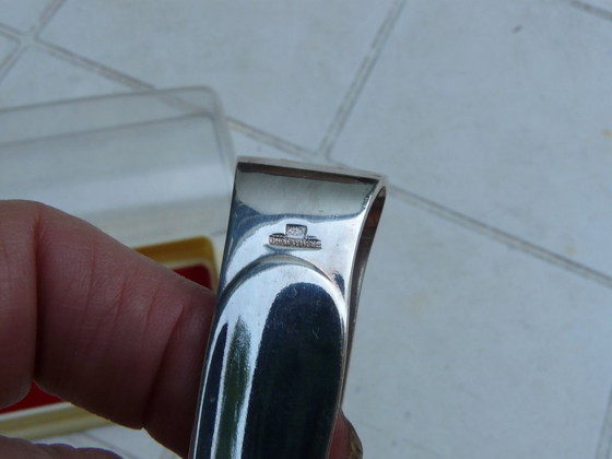 Image 1 of Pinze per zucchero o ghiaccio in argento, Christofle