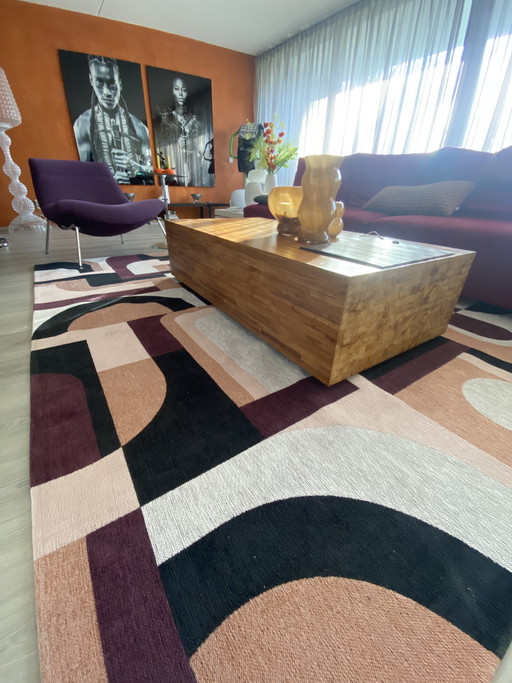 Louis De Poortere vloerkleed Pink Rohe - roze - 200x280cm