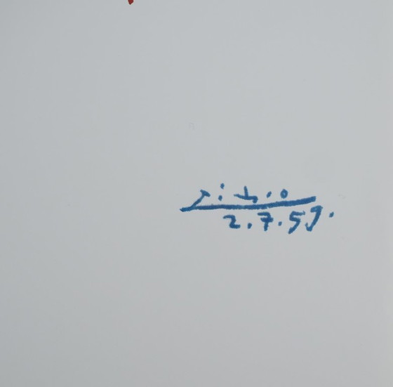Pablo Picasso: Youth Circle, Signed Four-Color Print – Art Prints, Paper (photo 3 of 6)
