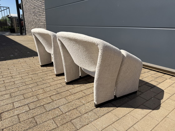 Image 1 of Artifort F580 Groovy armchairs in mint condition!! Pierre Paulin