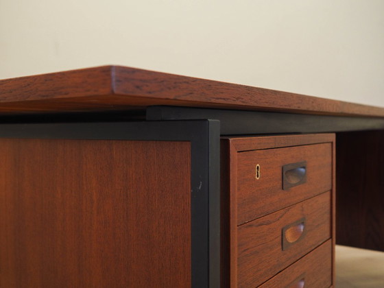 Image 1 of Scrivania in teak, design danese, anni '70, produttore: Danimarca