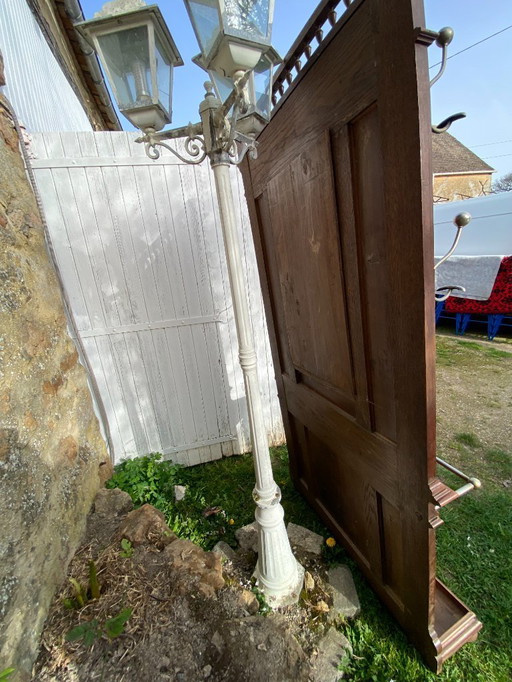 Wandgarderobe für den Eingangsbereich, 218 x 112 cm, 1920er-1930er Jahre