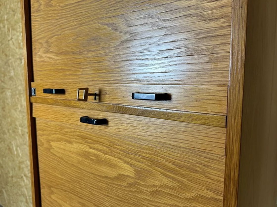 Image 1 of 50s 60s roller shutter cabinet Office cabinet Filing cabinet Mid - Century Dobergo