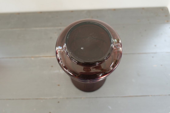 Image 1 of Vaso in vetro viola Art Déco Verreries Doyen