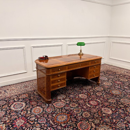 Bureau italien classique antique avec panneau arrière