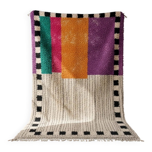 Unique handmade Berber rug 3x2 m