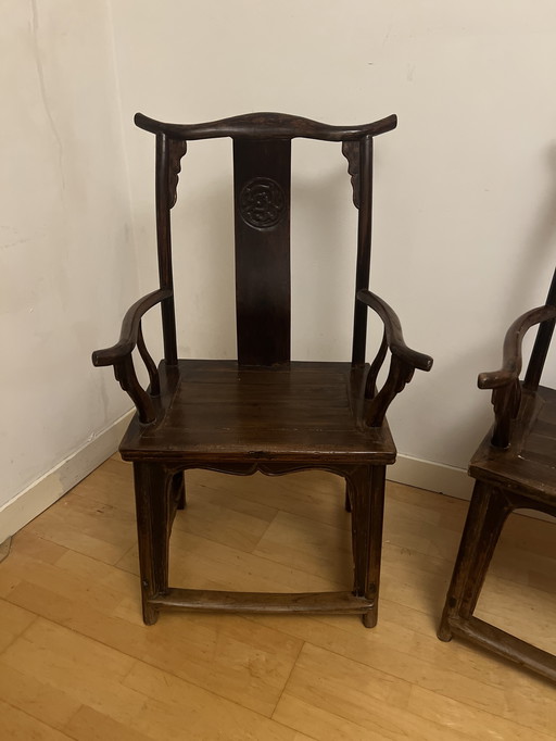 Antieke Chinese stoelen. Setbusje 2