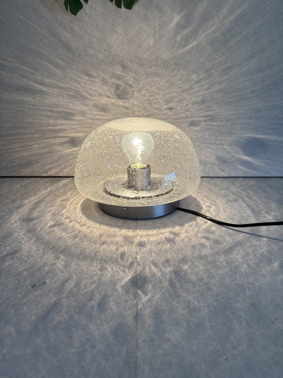 Image 1 of Lampada vintage Hillebrand in vetro a bolle, stile era spaziale, anni '60/'70